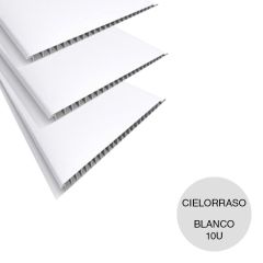 VAINILLA CIELORRASO ECOPVC BLANCO 8X200X6000MM 10UN 12M2