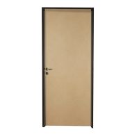 Puerta interior derecha 60 Nativa MDF marco chapa construccion en seco 600mm