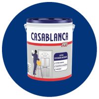 Pintura latex exterior/interior pro azul prusia balde x 4l