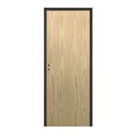 Puerta interior derecha 70 Nativa enchapada marco chapa construccion en seco 700mm