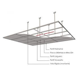 Cielorraso desmontable 610mm x 1220mm