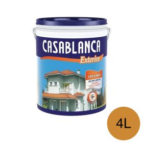 Pintura latex exterior naranja terracota balde x 4l