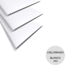 VAINILLA CIELORRASO ECOPVC BLANCO 8X200X6000MM 10UN 12M2