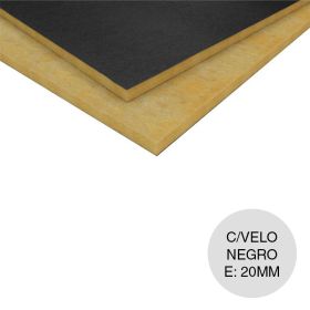 ANDINA ISOCUSTIC VELO NEGRO 20X610X1220MM 16U X11.91M2
