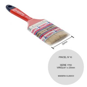PINCEL CERDA BLCA/NEGRA V1 S1700 N10