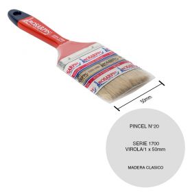 PINCEL N2O CLASICO MADERA S1700V1