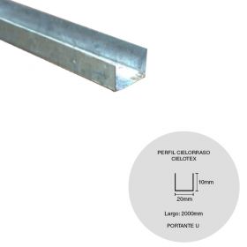 PERFIL GALV. U 2000MM