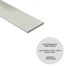 PLACA SIDING FAJA DE TERMINACION 10X100X2400MM