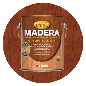 PRO MADERA STAIN LASUR CAOBA SAT 4L