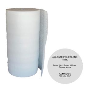 ESPUMA POLIETILENO FTR 10MM SIMPLE ALUMINIO 20M2
