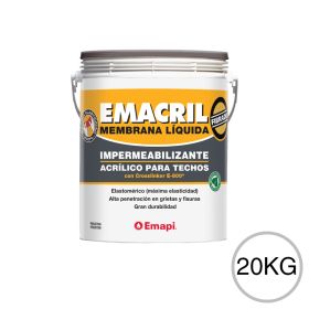 MEMBRANA LIQ EMACRIL BLANCO SIN FIBRA 20KG