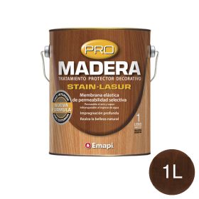 PRO MADERA STAIN LASUR NOGAL BRI 1L