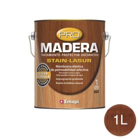 PRO MADERA STAIN LASUR CAOBA SAT 1L
