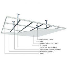 Cielorraso machimbre de PVC