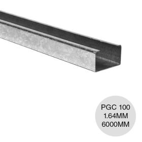Perfil steel framing PGC 100 galvanizado 1.64mm x 100mm x 6000mm