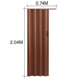 Puerta interior plegadiza ciega cedro 8mm x 740mm x 2.04m